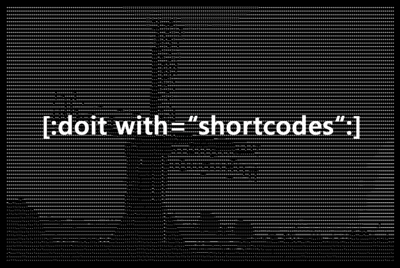 Image with text: doit with shortcodes