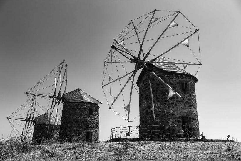 three windmills