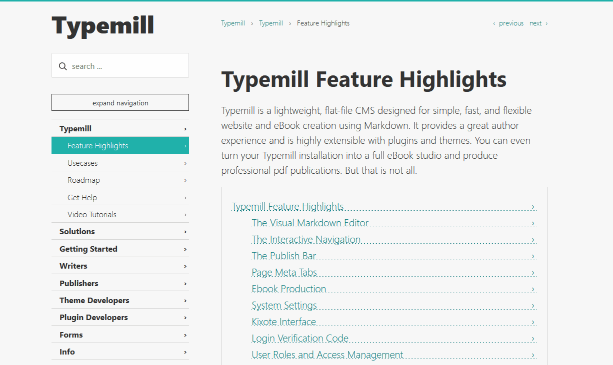 Add a full text search with the bettersearch-plugin for Typemill